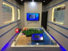 上海鐵路局杭州電務段展館沙盤一體化施工完成